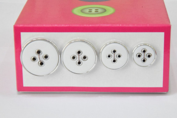 Ґудзик Чоловічий на 4 отвори в оправі MIX № 01-S/598