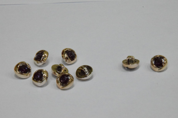 Гудзик Блузковий на ніжці в оправі 10 мм. №35 AB/412