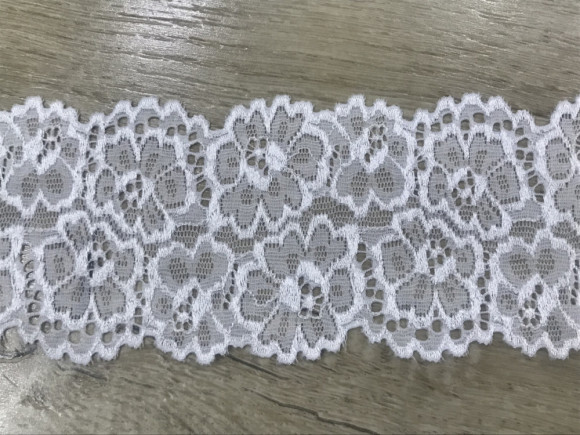 Мереживо Гіпюр (стрейч) 7,5 см. № 01/3767С