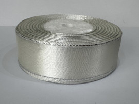 Стрічка атлас 2,5 см. з люрексом № 42-S