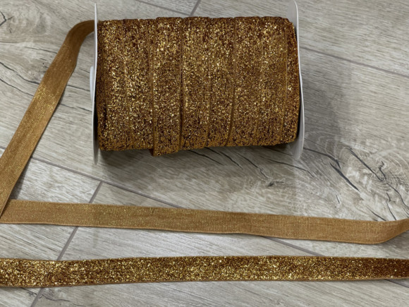 Стрічка оксамитова 2 см. з люрексом 46 м. № G/39