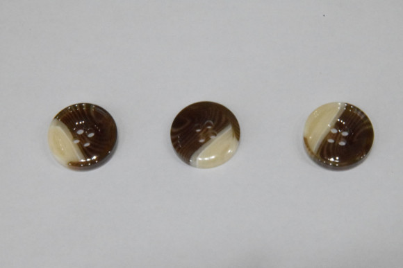 Гудзик Чоловічий на 4 отвори 20 мм. №32/693