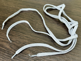 Шнурок гумка плоска 7 мм./90 см. № 03