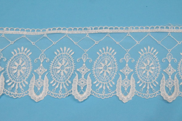 Мереживо на сітці 9,2 см. № 42