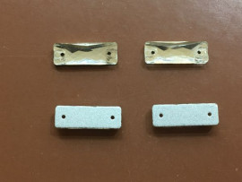 Пришивні стрази № 29 прямокутник вузький