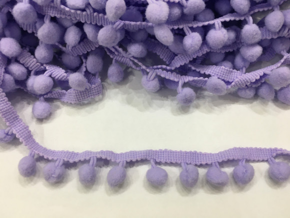 Тесьма з пушистиком 1 см. № 21