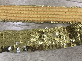 Паєтка на гумці 4,5 см. № 1994/G