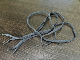 Шнурок гумка плоска 7 мм./90 см. № 180