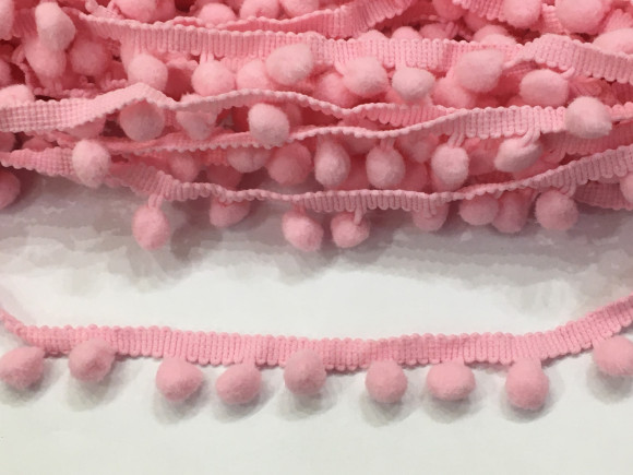 Тесьма з пушистиком 1 см. № 04