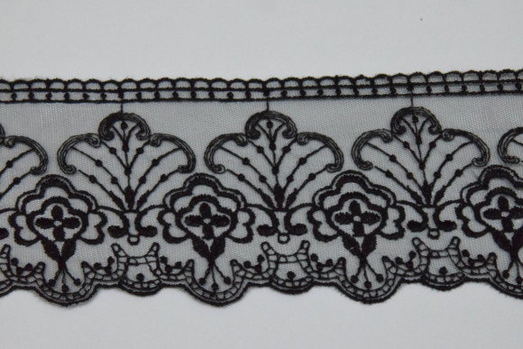 Мереживо на сітці 9,5 см. № 39