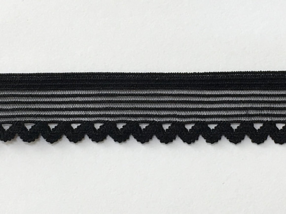 Резинка бретелькова ажурна 1,2 см. № 17/39