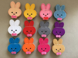 Термо аплікації № 6/7 Зайчик MIX