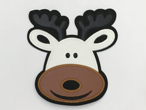 Термо аплікації Олень (шкіра)