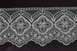 Мереживо на сітці 9,5 см. № 42/42/42