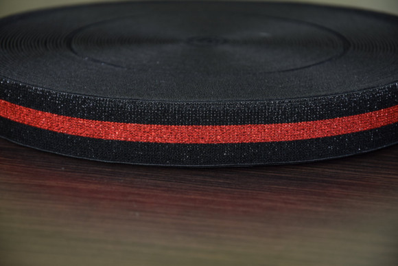 Гума поясна 3 см/9 № Люрекс/26/39