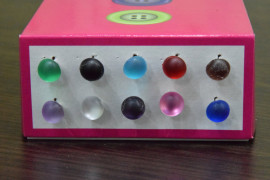 Гудзик Блузковий на ніжці в оправі MIX № 10/543