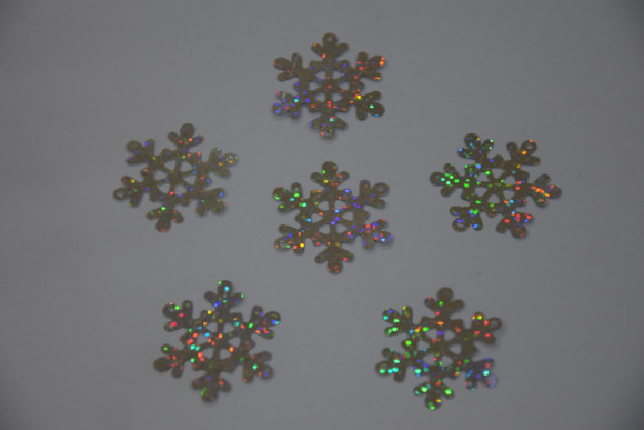 Паєтка сніжинка 100/3,7 № S АВ