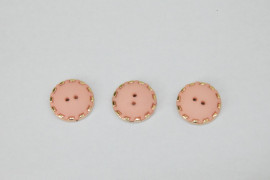 Гудзик Костюмний на 2 отвори в оправі 22 мм. №04-G/639